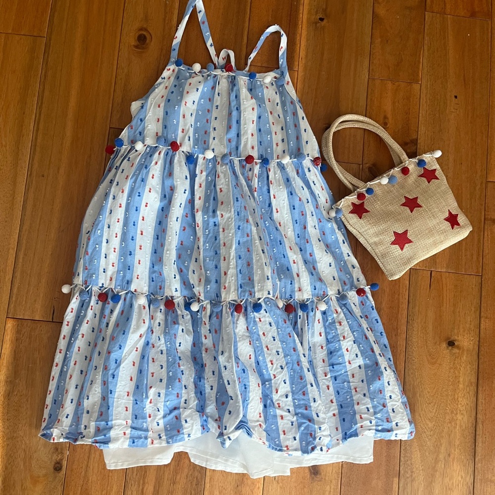 Tommy Bahama Floral Blue and White Top